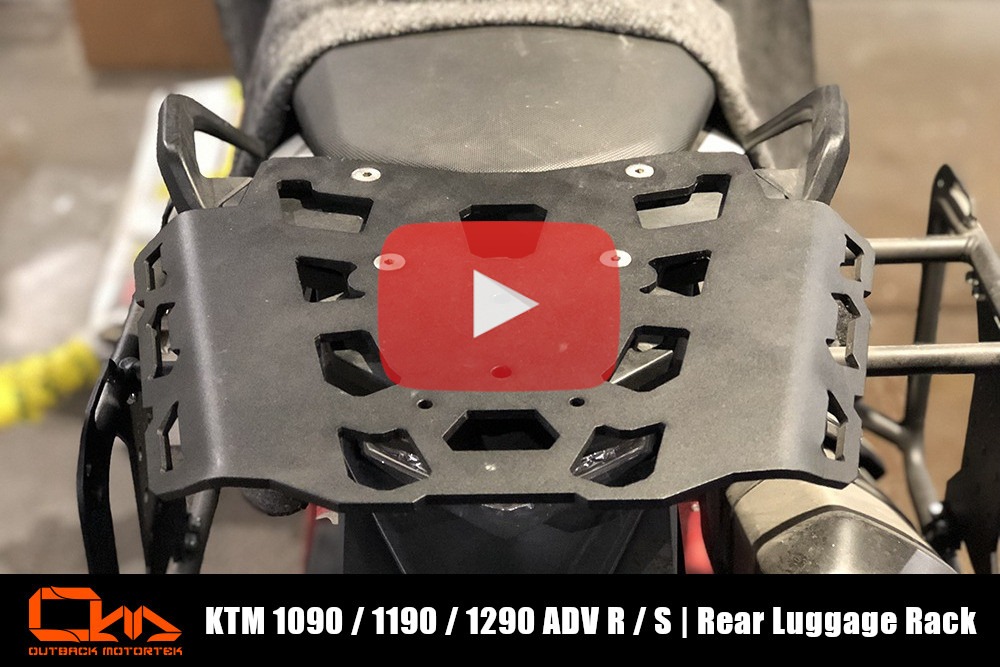 KTM 1090 / 1190 / 1290 Adventure R / S Piastra Portaborsa Posteriore Installation