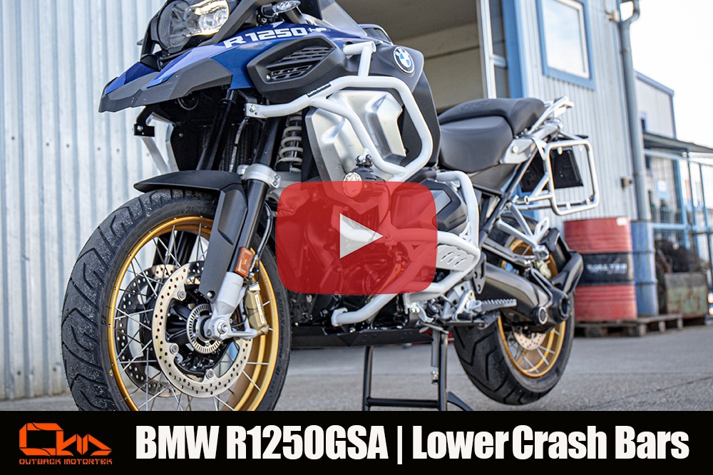BMW R1250GSA Lower Barre Paracarena Installation