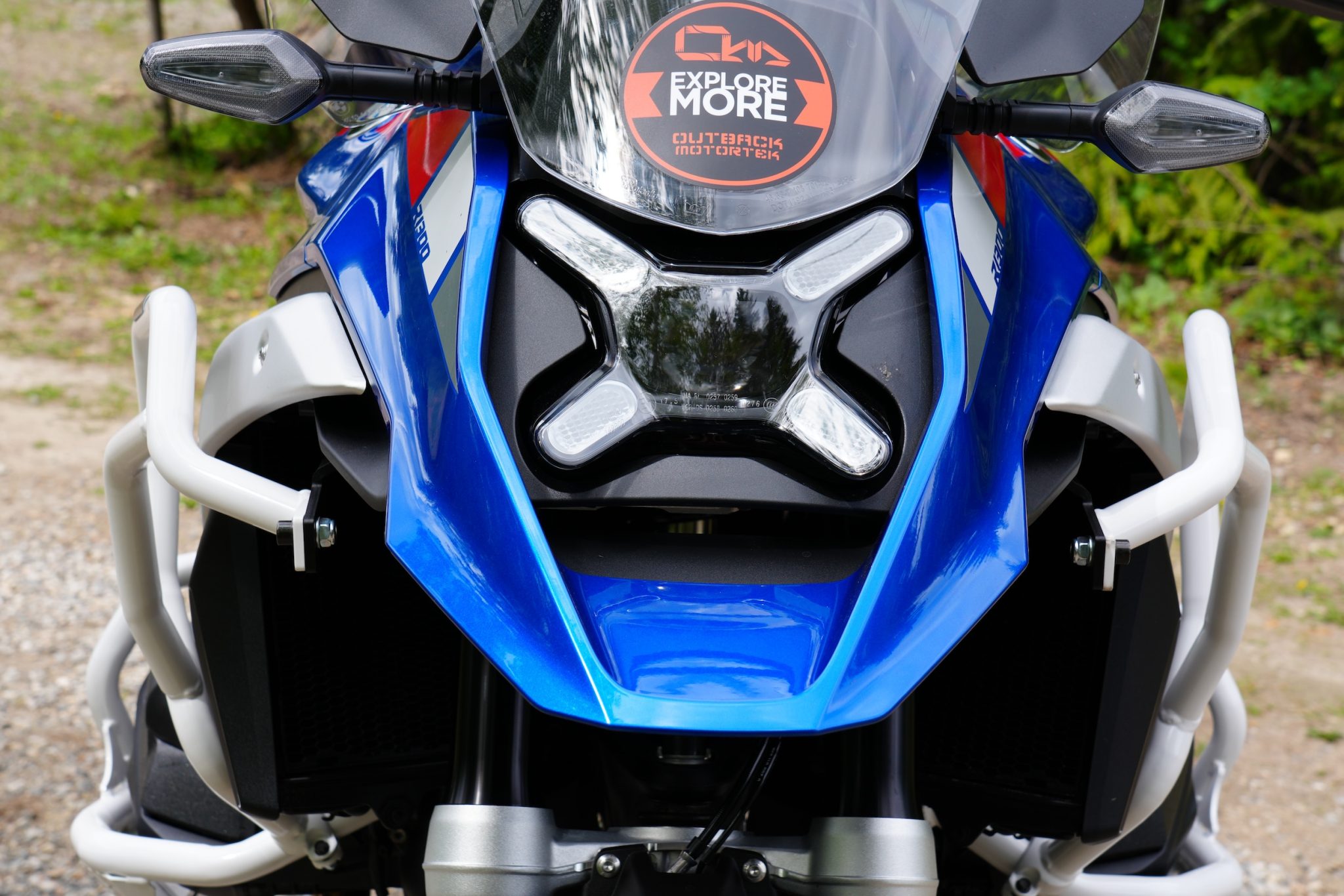 Borse Laterali Per Barre Paramotore Outback Motortek - Compatibili Con Honda Africa Twin CRF1000L 2016-2019, 2 Pezzi, Impermeabili
